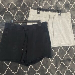 JoyLab Black and Gray Athletic Shorts